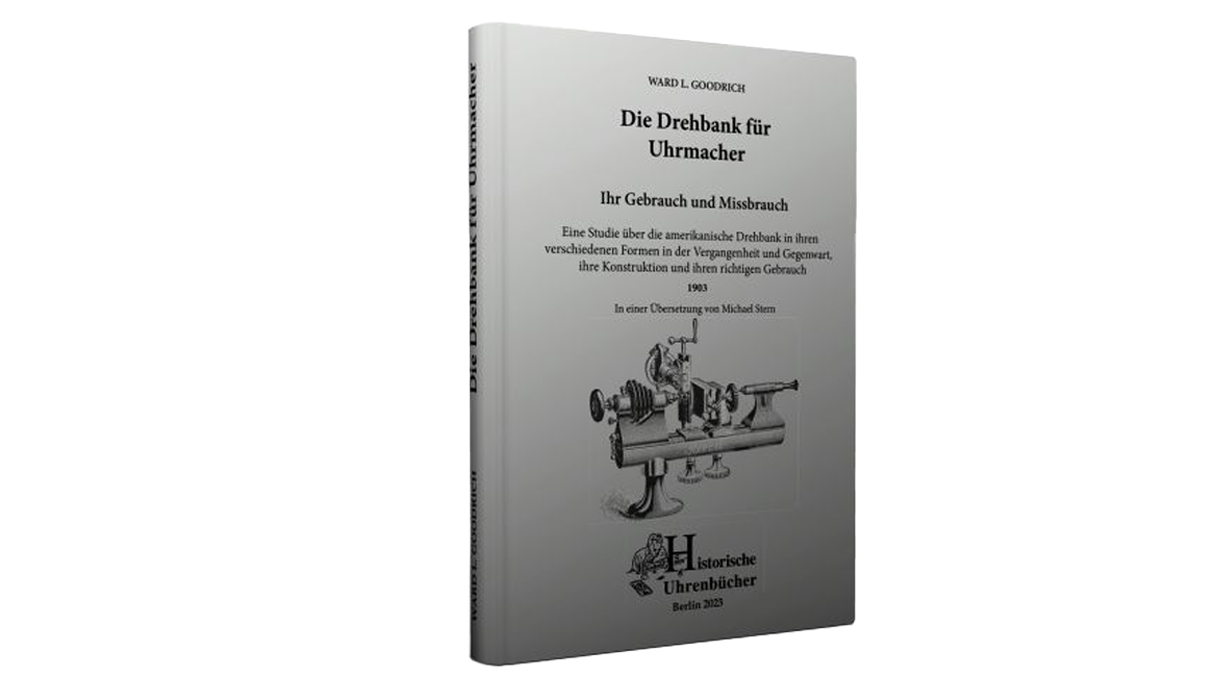 Fachbuch "Die Drehbank für Uhrmacher", deutsche Sprache