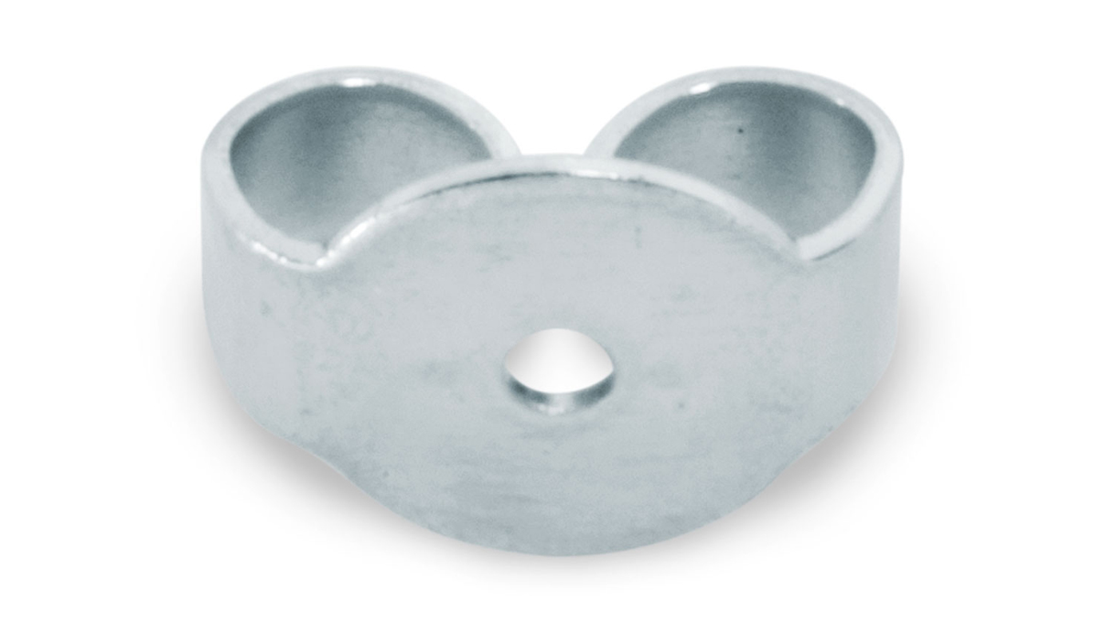 Klemm-Muttern 925/- Silber Ø 5,0 mm
