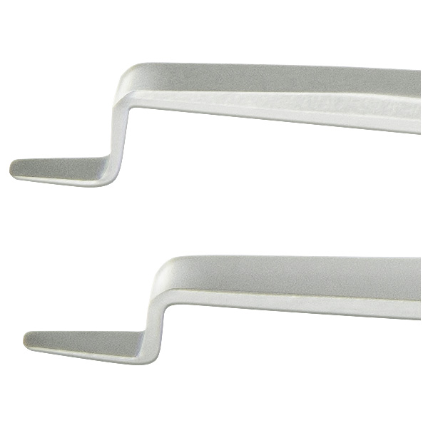Bergeon 7026-PMC-2A angled tweezers, for fitting and removing watch hands
