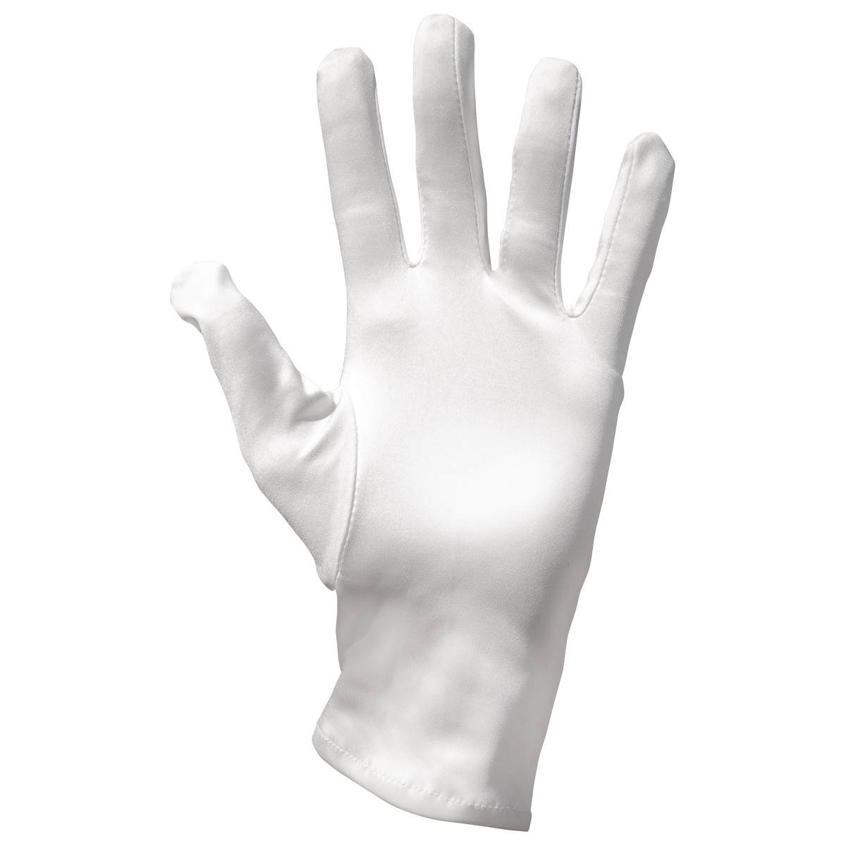 Microfiber handschoenen per paar Haute Couture, wit, maat S