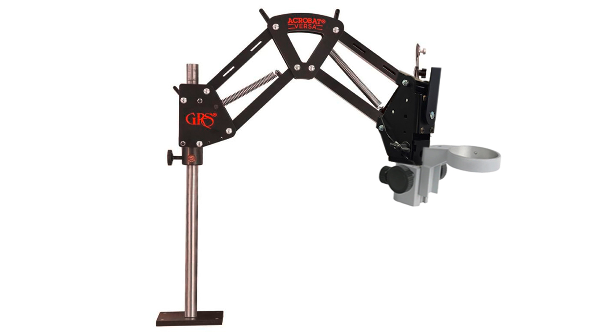 Microscope stand GRS Acrobat Versa, with microscope holder for Zeiss Stemi