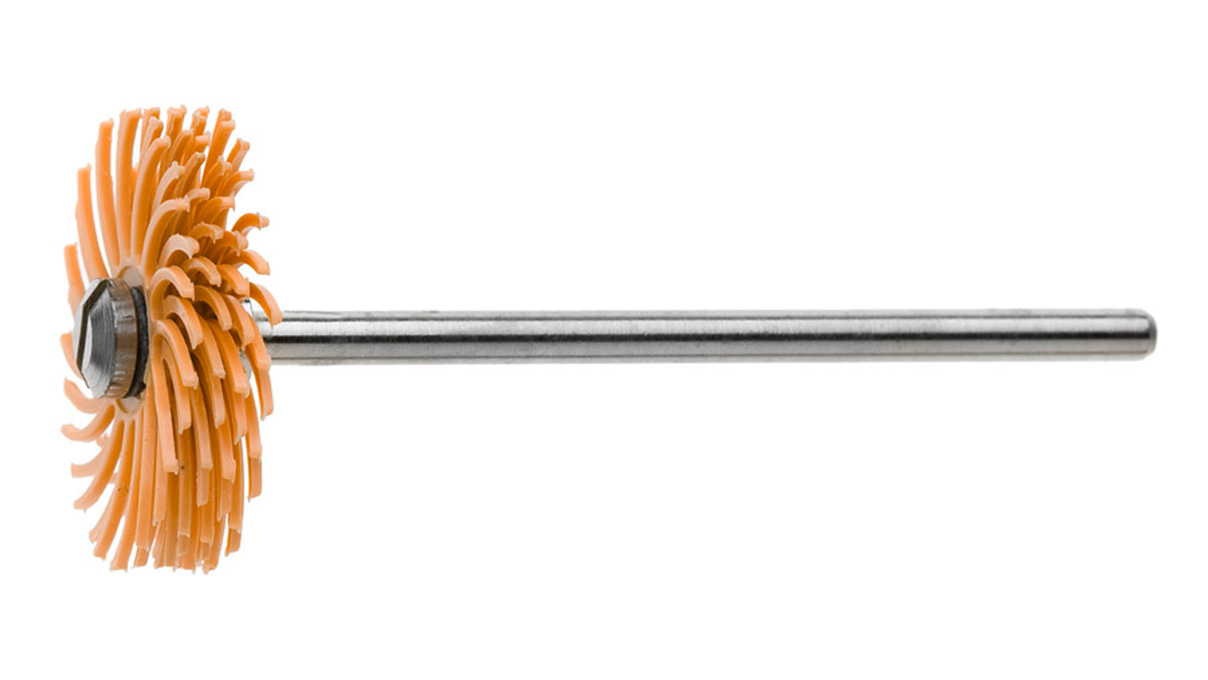 Habras Scheibenbürste, orange, 6 µm, Ø 19 mm, HP-Schaf