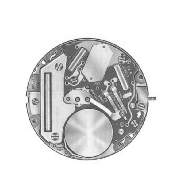 Mvt. ETA 255.561 H2 10 1/2''' DATE3 SC TIME ZONE MECHANISM Quartz (373 | SR916SW)