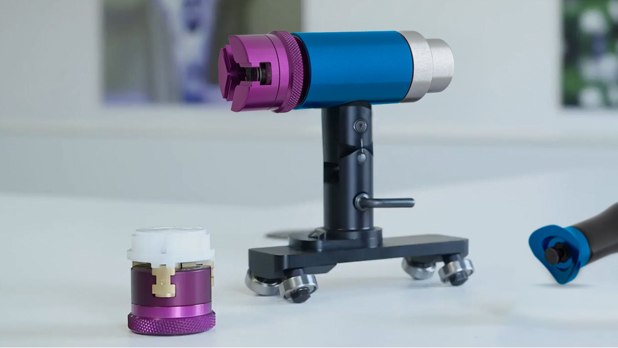 Polishing slide with holder