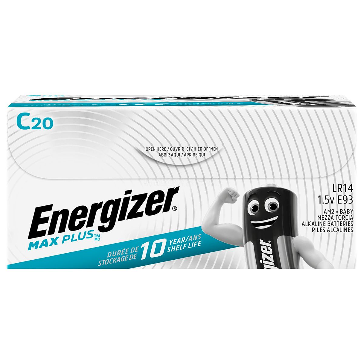 Energizer Max Plus Baby 1,5 V, LR14/C/E93/AM2