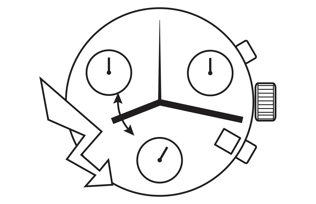 AU-Werk ETA 251.474 H1 10 1/2''' DATE4, SUS SC CHRONO Quarz (394 | SR936SW) - PowerDrive - ZB