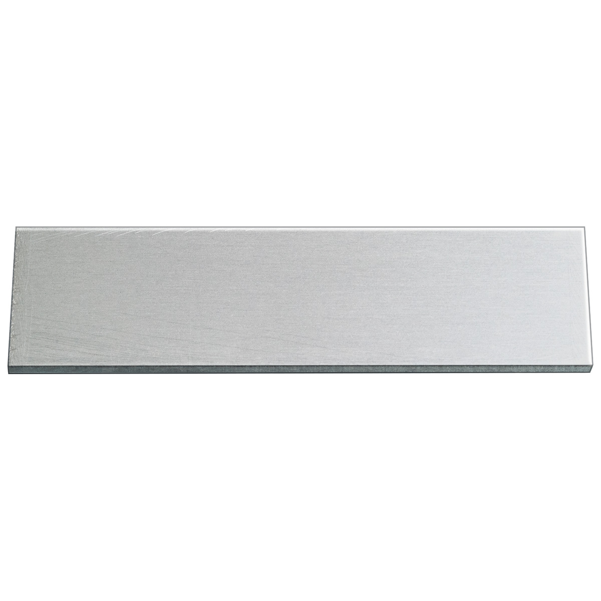 Engraving plate, aluminum, rectangular, 50 x 15 mm, 1 mm thick, with adhesive, no hole