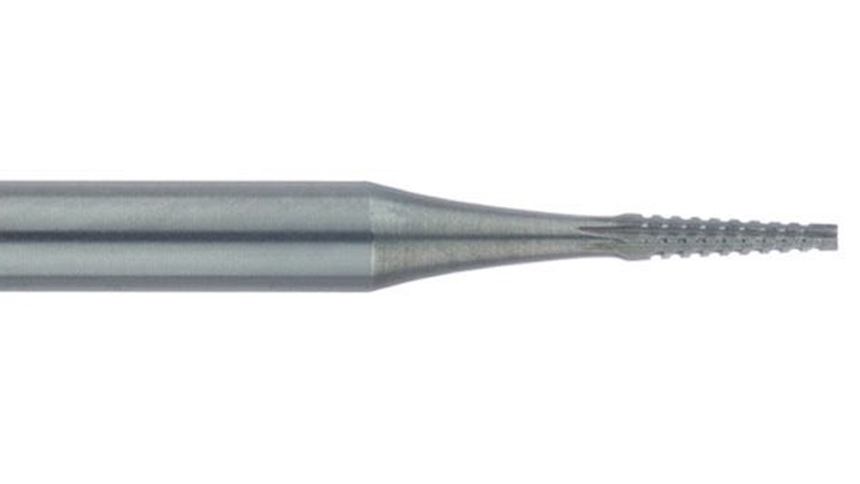 Staalboor type 38, conisch, kruisgleuf, Ø 1 mm