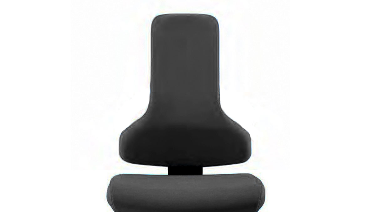Dauphin Drehstuhl, Sitzhöhe 45-65 cm, Bezug King schwarz, Tec Profile, weiche Rollen, Synchro-Activ-Balance, Fußkreuz schwarz, Schiebesitz (6 cm)