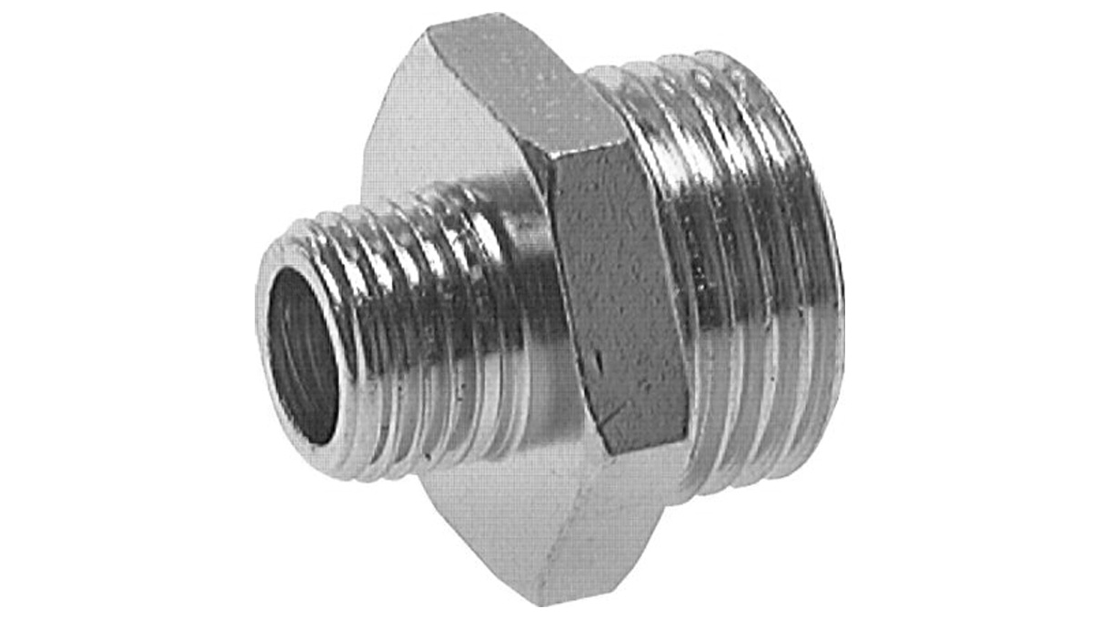 Boquilla doble con roscas exterior  G 1-1/4" | G 1/2"