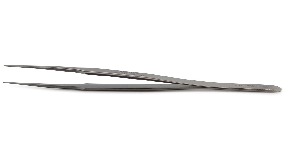 Regine Horlogery Pinzette, Form 2A, Edelstahl, SA, 120 mm