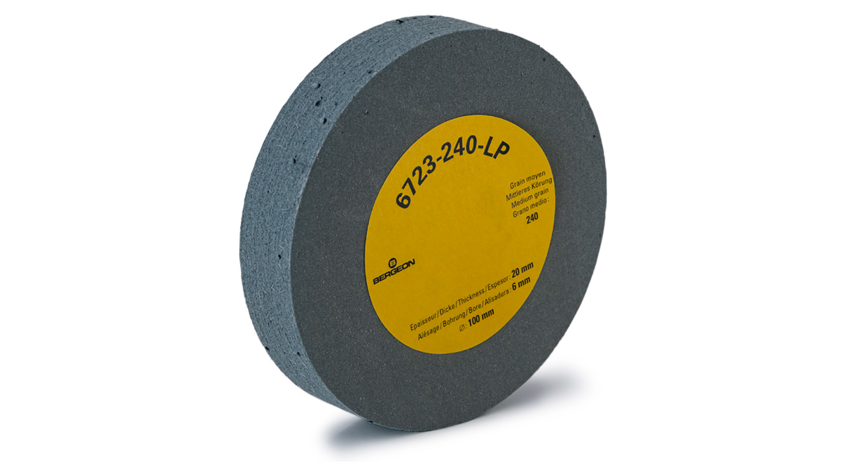 Bergeon 6723-240LP Schleifscheibe, mittel, Ø 100 mm