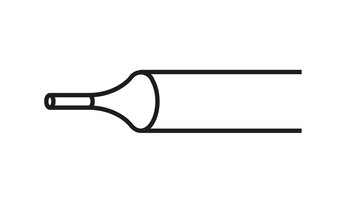 Bergeon 15285-118 Pons voor het uitdraaien van gebroken schroeven en staven, Ø 0,5 mm, zilver staal