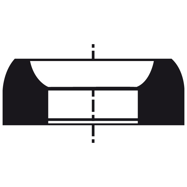 Seitz Minutenradlochstein N° 30714 Ø d=0,70 D=1,60 mm