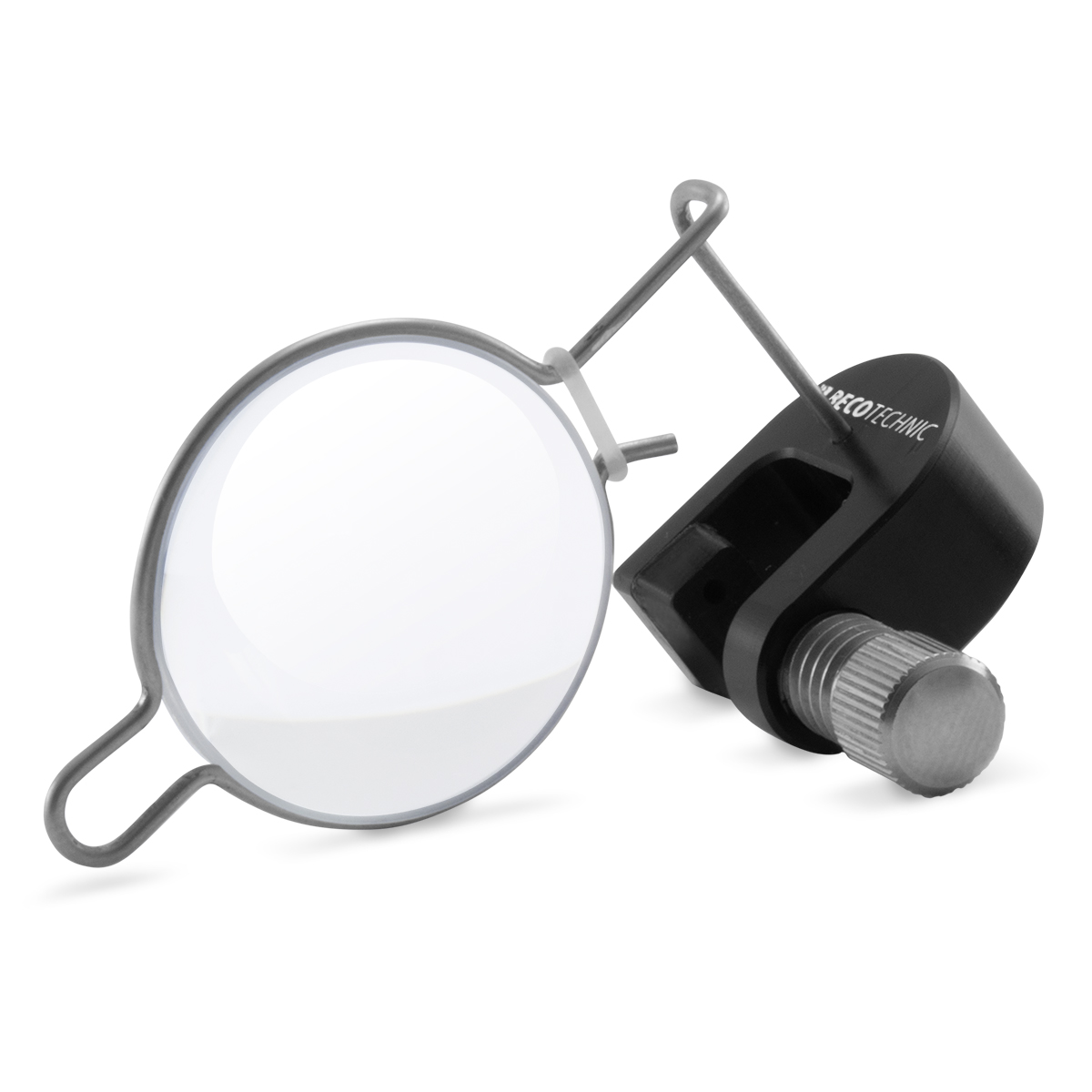 Magnifying glass for spectacles, 2,5x, left