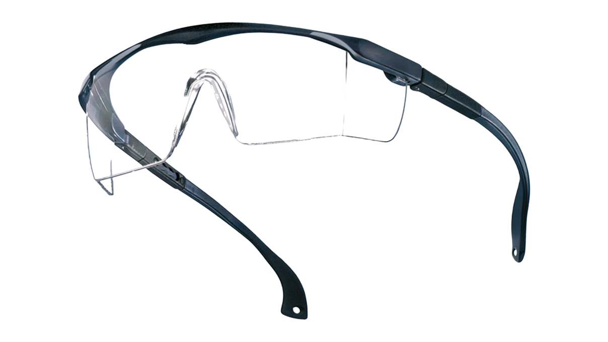 Schutzbrille Basic, blau, Sichtscheiben klar, kratzfest