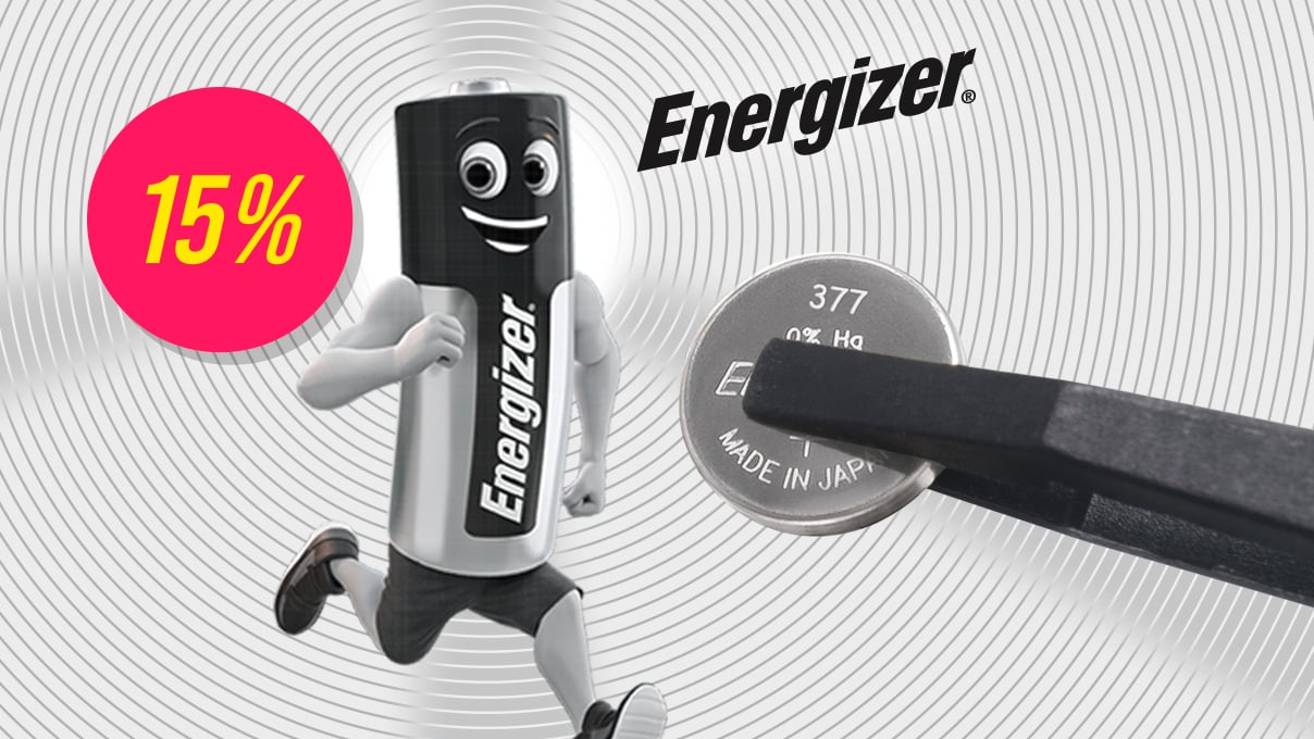 Energizer – 15 % descuento en especie