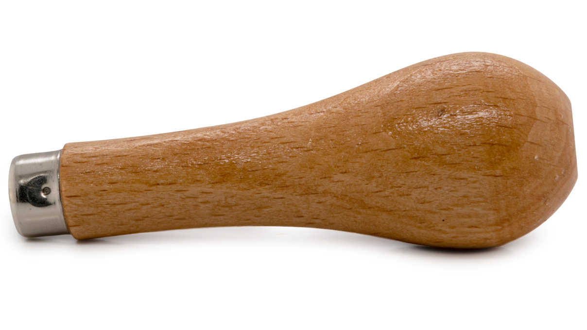 Stichelheft, lackiert, Birnenform, Ø 27 mm, Länge 70 mm