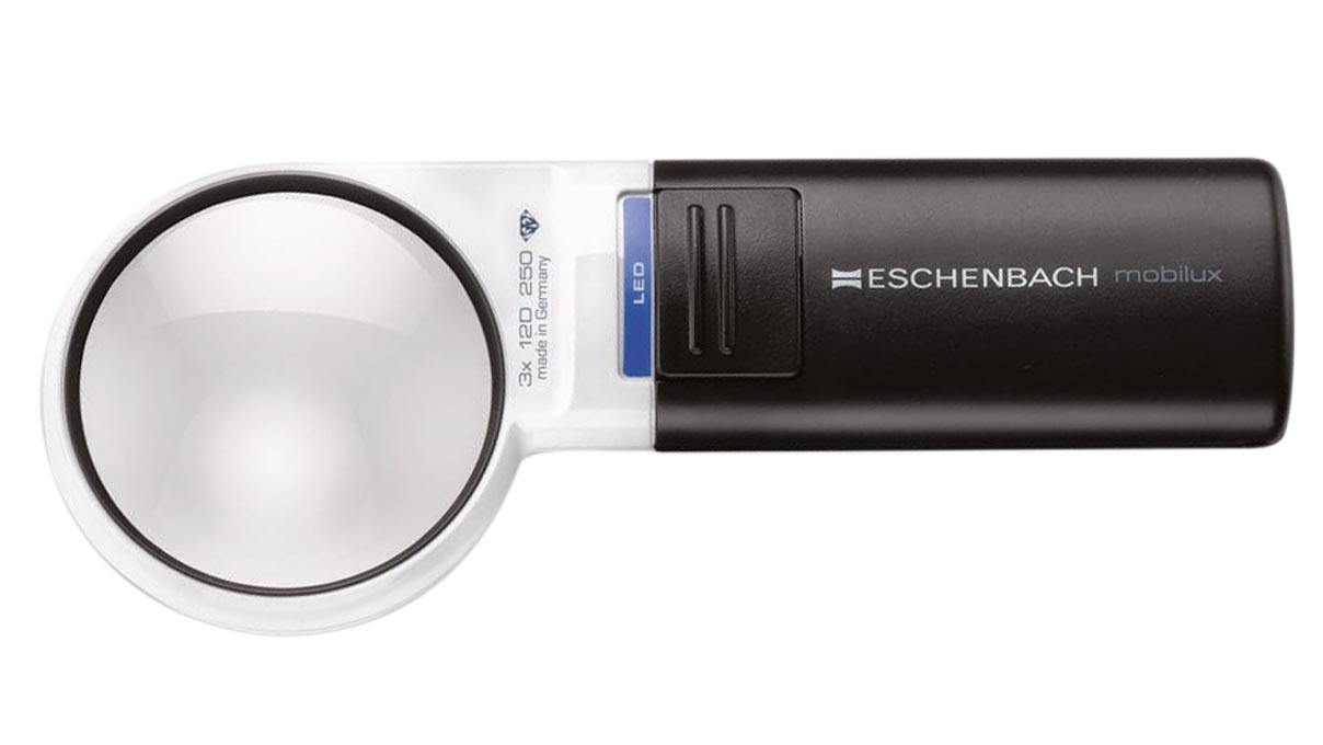 Eschenbach 15112 mobiluxLED, Verlichte loep, Ø 60 mm, vergroting 3x