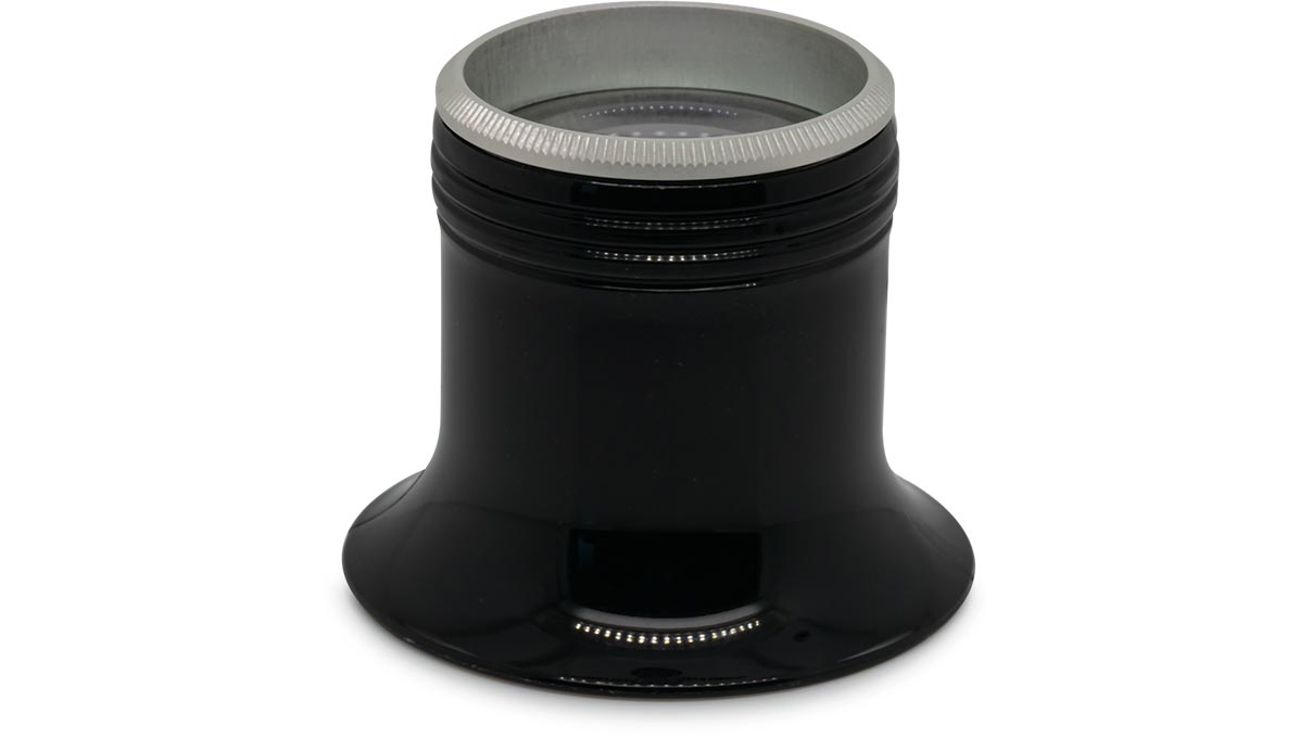 Asco watchmakers loupe type H2, magnification 14x, black
