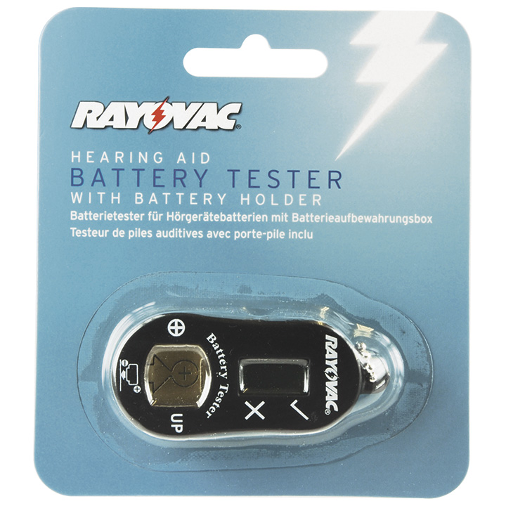 Batterietester Rayovac für Hörgerätebatterien