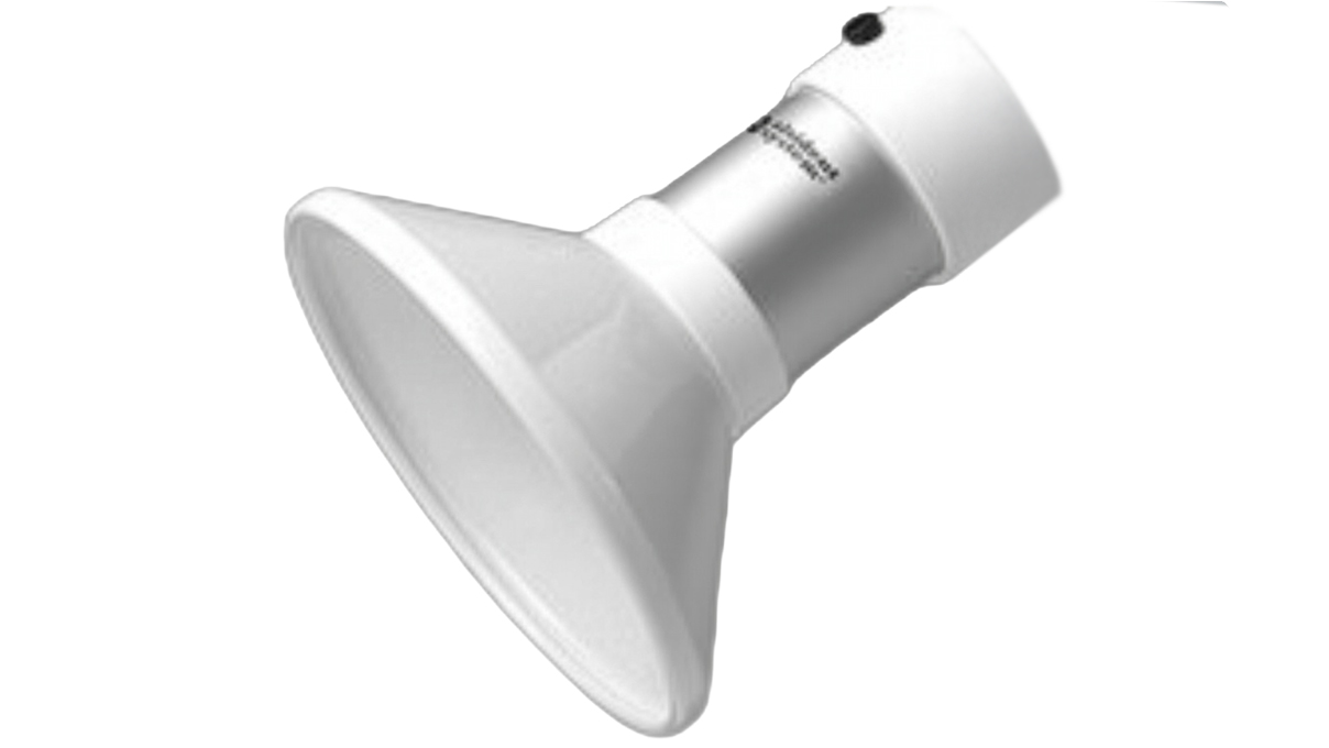 TBH Ronde afzuigkap voor afzuigarm serie AL-50, Ø 200 mm, wit, aluminium