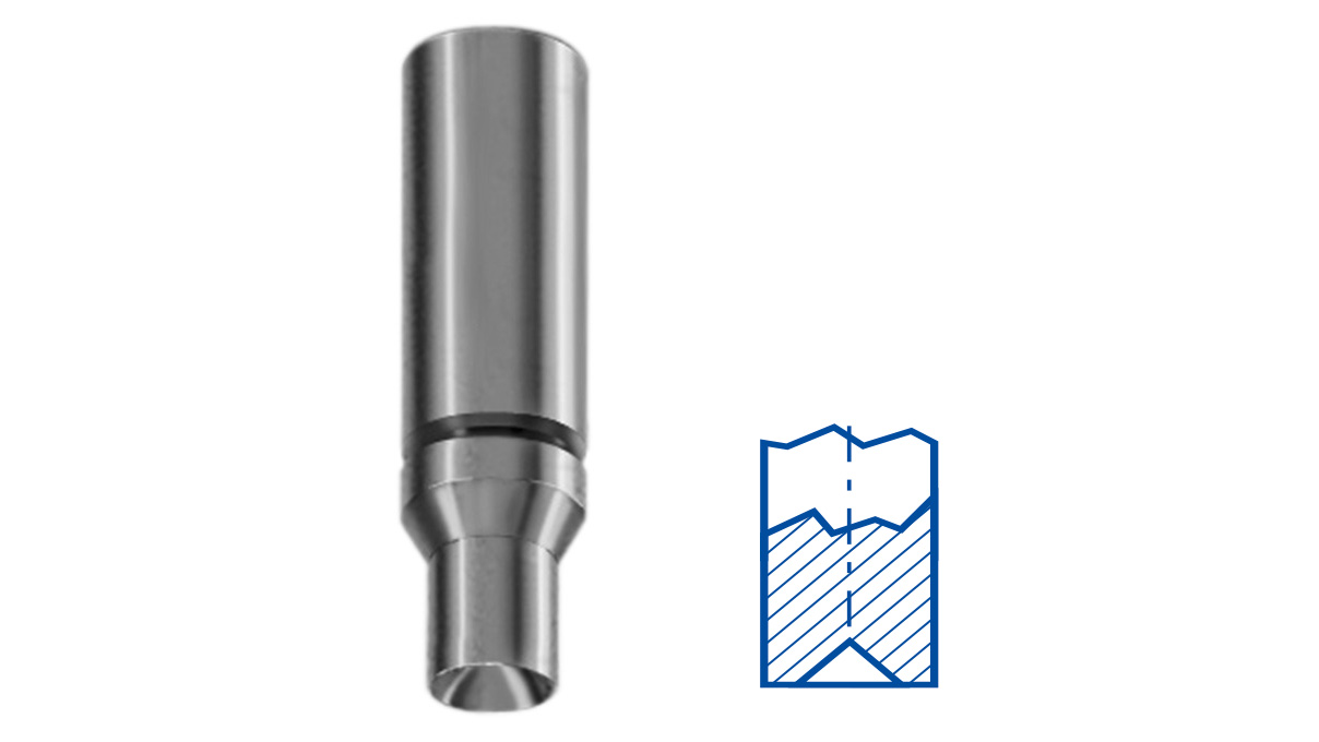 Bergeon 31000-1 Punze zum Verengen der Stundenzeigerlöcher, Ø 1,75 mm