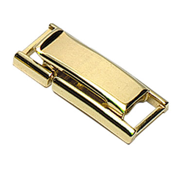 Clasps golden plated 8,5 mm