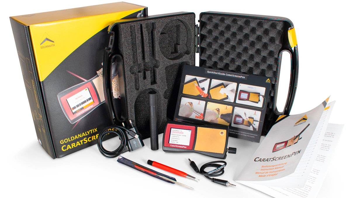 CaratScreenPen V2, Prüfgerät zur Ermittlung des Feinmetallgehalts
