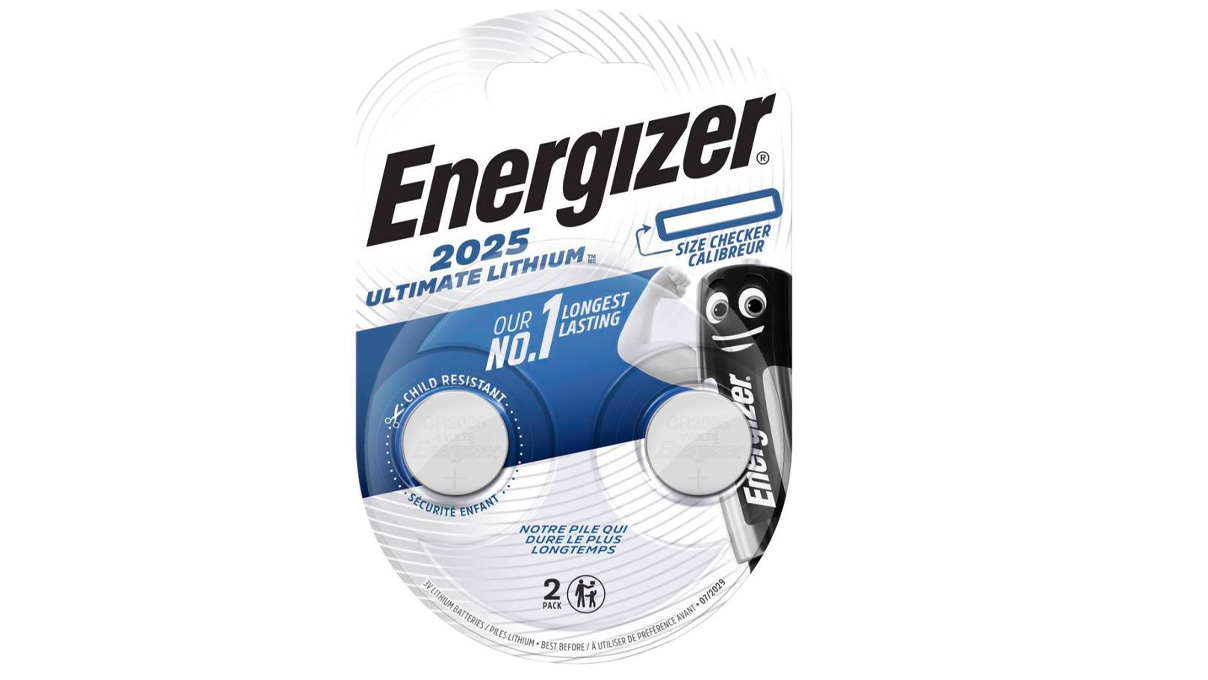 2 CR 2025 Ultimate Energizer Lithium in a blister