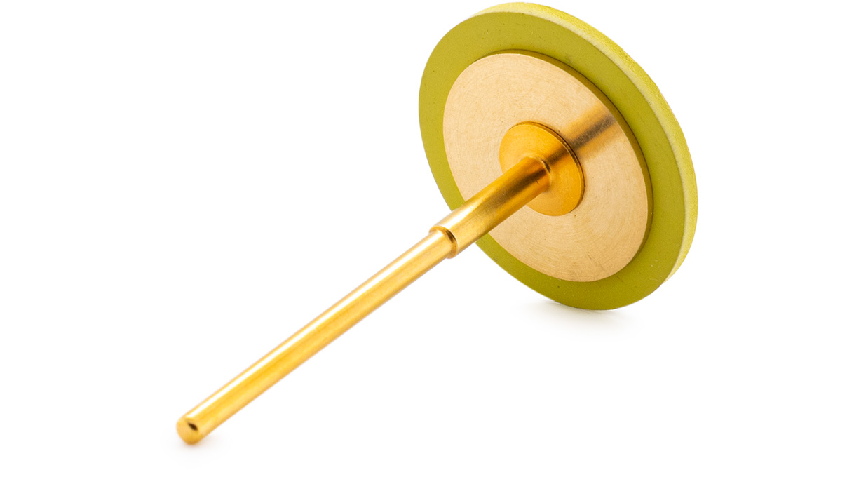Diamond polisher Diablade, yellow, Ø 25 x 2 mm, fine, HP-shank