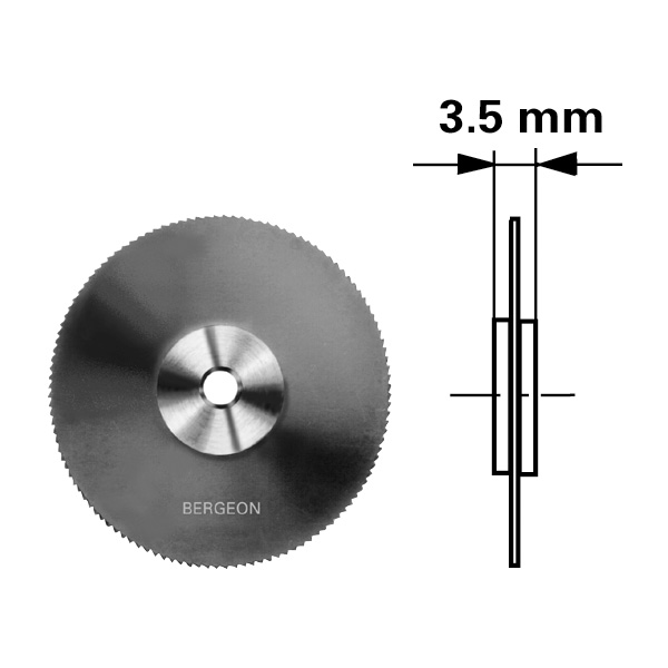 Bergeon 31410 Ring cutter pliers, with saw blade of high speed steel, for brass, gold and silver rings