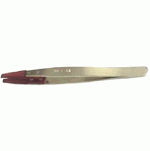 Tweezers 88 SA-L with fibre wood tips, large tips, 3 mm