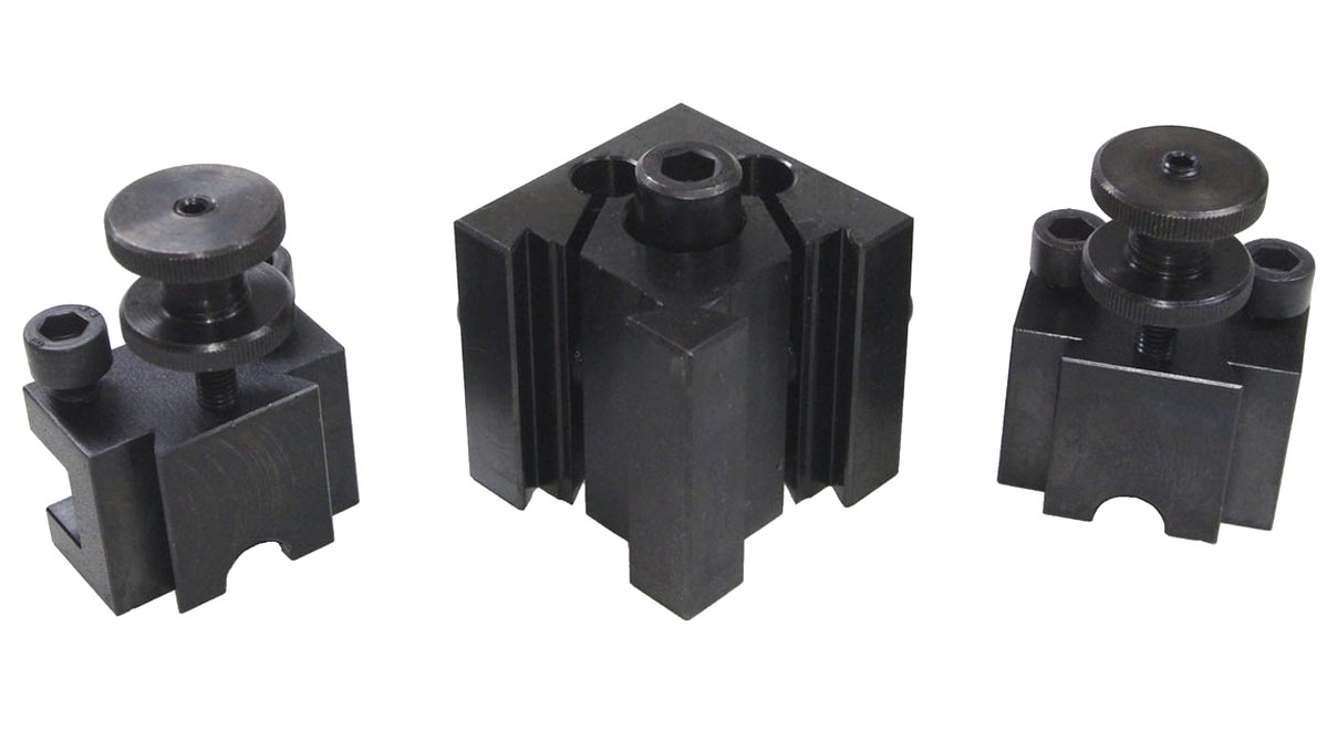 Proxxon Mehrfachstahlhalter, Schnellwechselhalter für Drehmaschine PD250/E