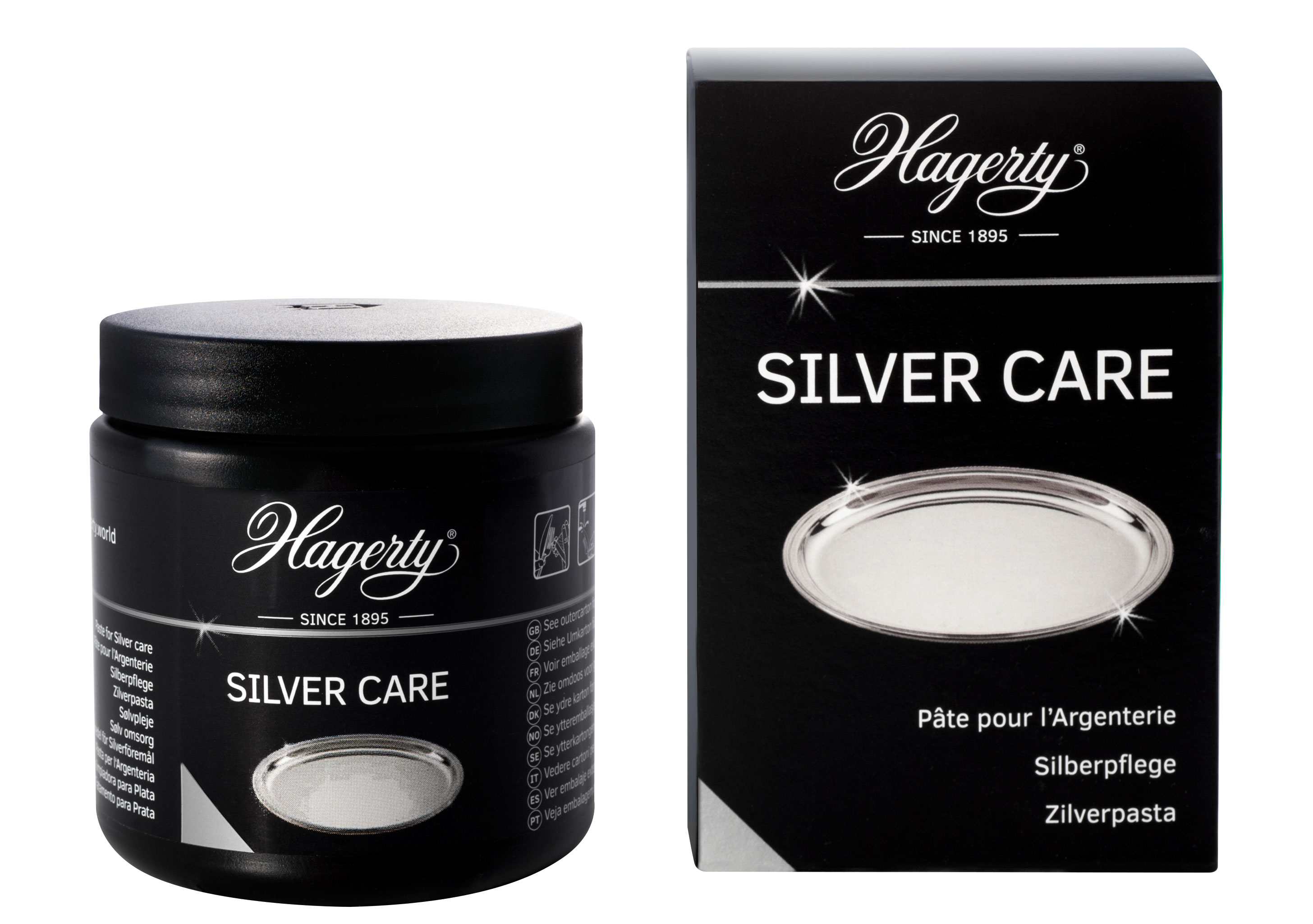 Hagerty Silver Care, silver and silver-plated metal cleaning paste, 185 g