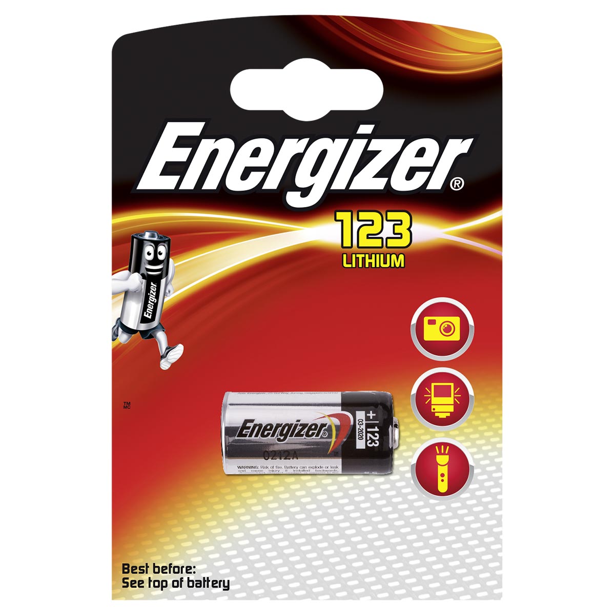 Energizer Foto-Lithium Batterie 3 V (DL 123A)