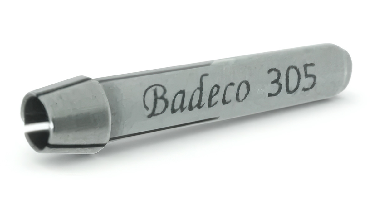 Badeco Spannzange für Handstücke mit auswechselbarer Spannzange, Ø 3,05 mm