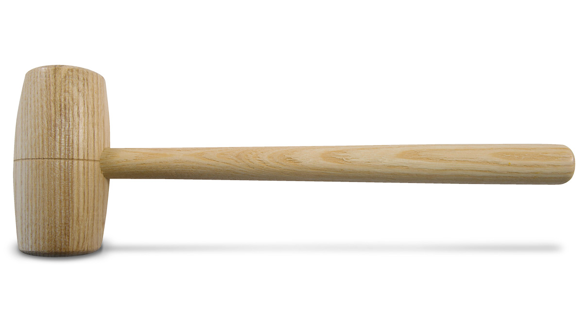 Beco Technic wooden mallet, 100 g, head Ø 40 mm, length 230 mm
