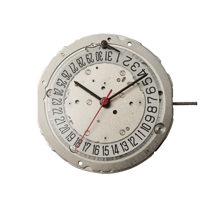 Mvt. Miyota 9130 13 1/2''' DATE6 SC 1EYE CHR POWER MECH AUTO