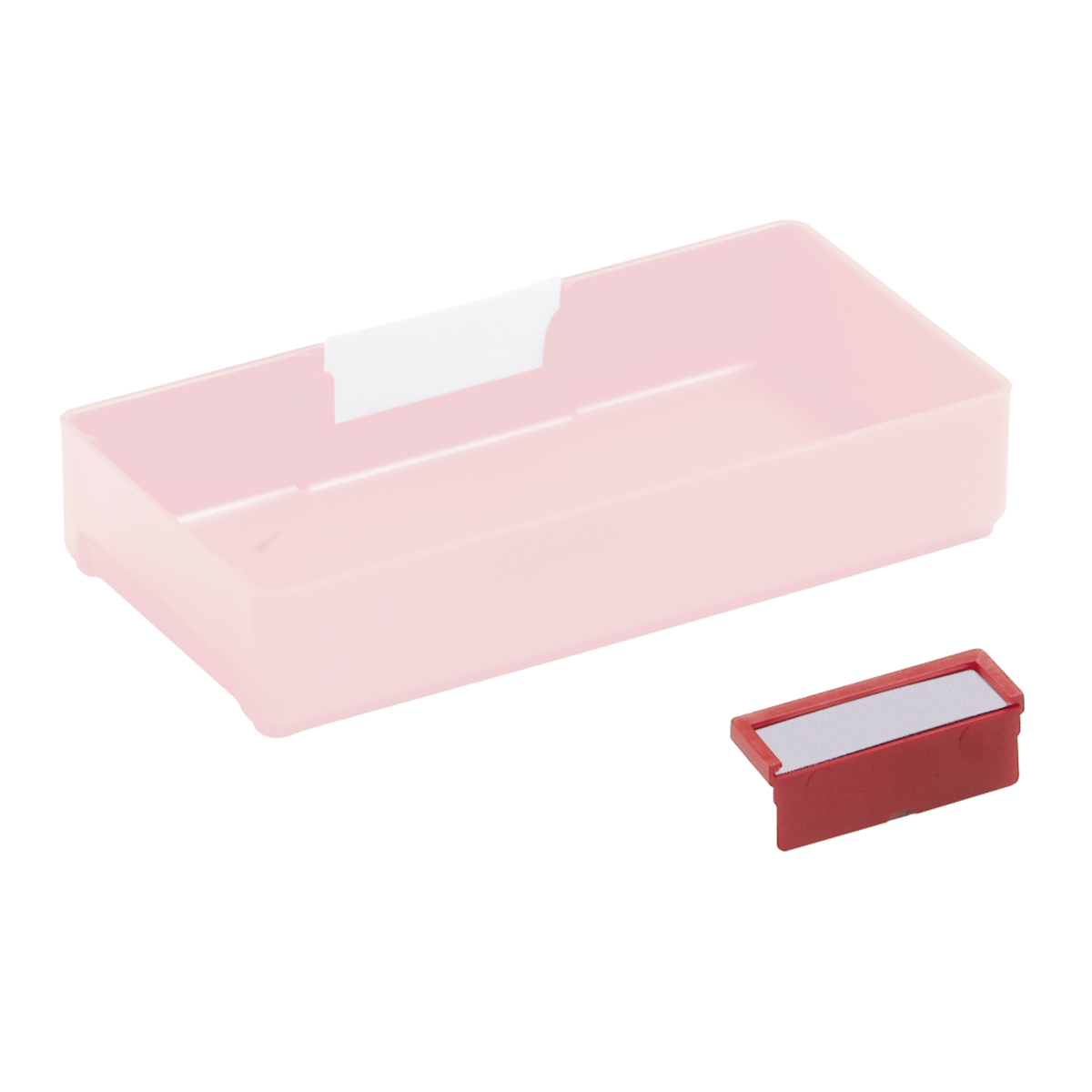 Lista clip-on label holders for plastic boxes, incl. labels, 20 pieces
