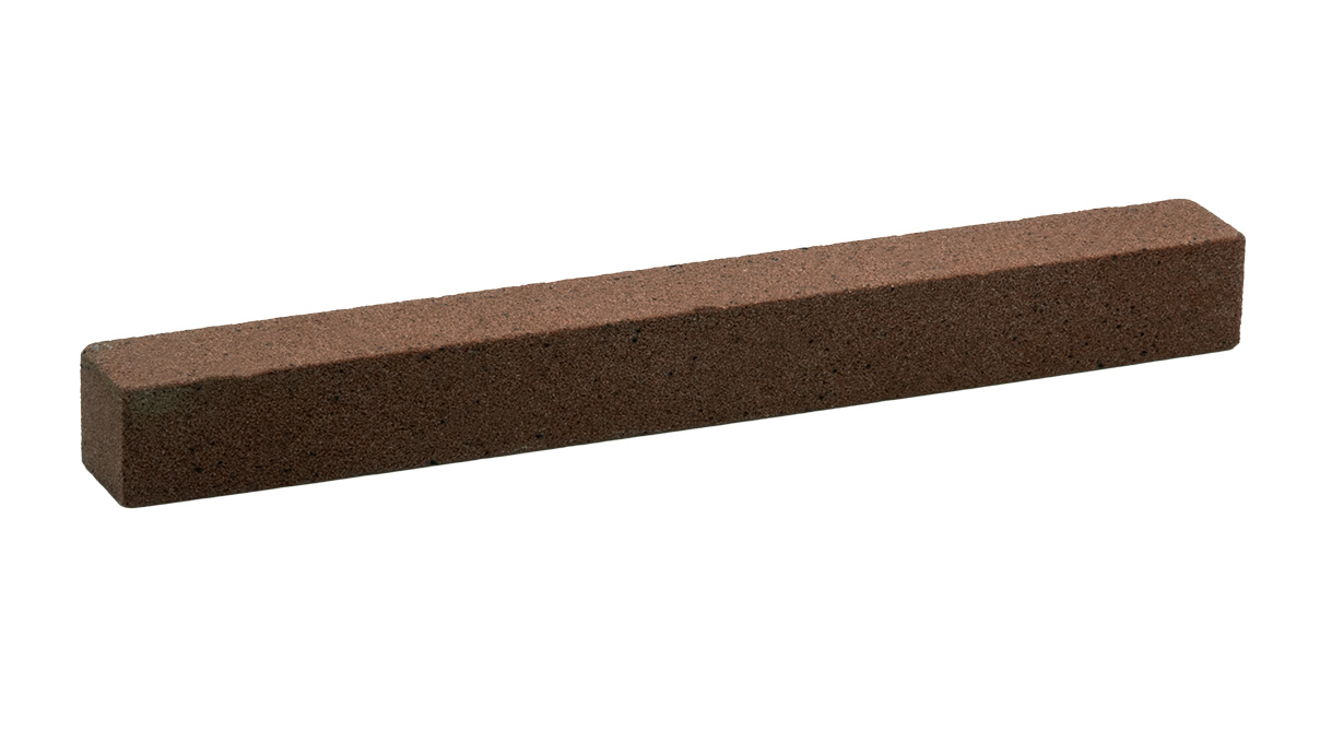 India Schleifstein, Vierkant, 13 x 13 mm, Mittel, Länge 100 mm