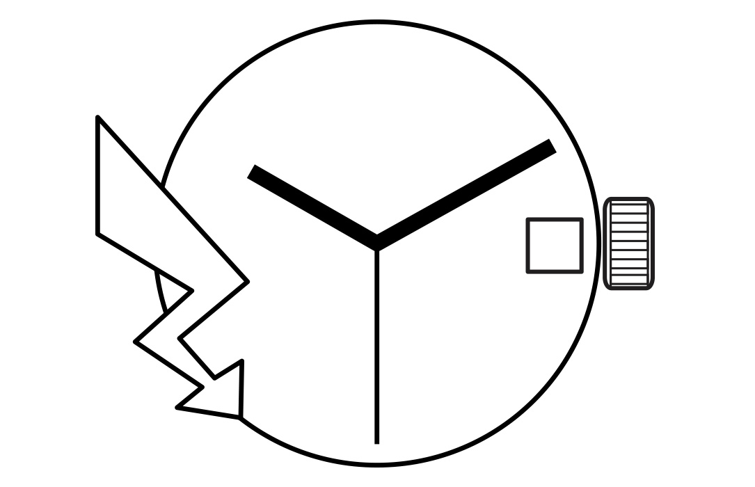 AU-Werk ETA F06.161 H1 11 1/2''' SC BIG DATE3 Quarz (372)