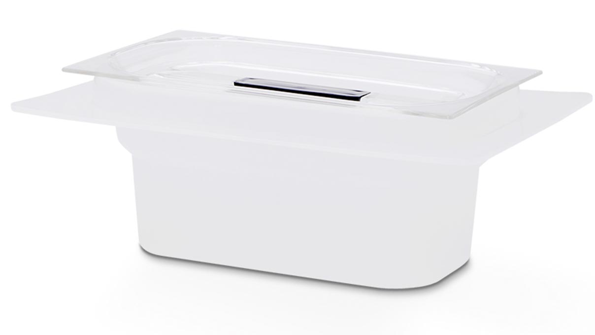 Säureresistente Einsatzwanne mit Deckel, für Elmasonic 30, 40 und 60