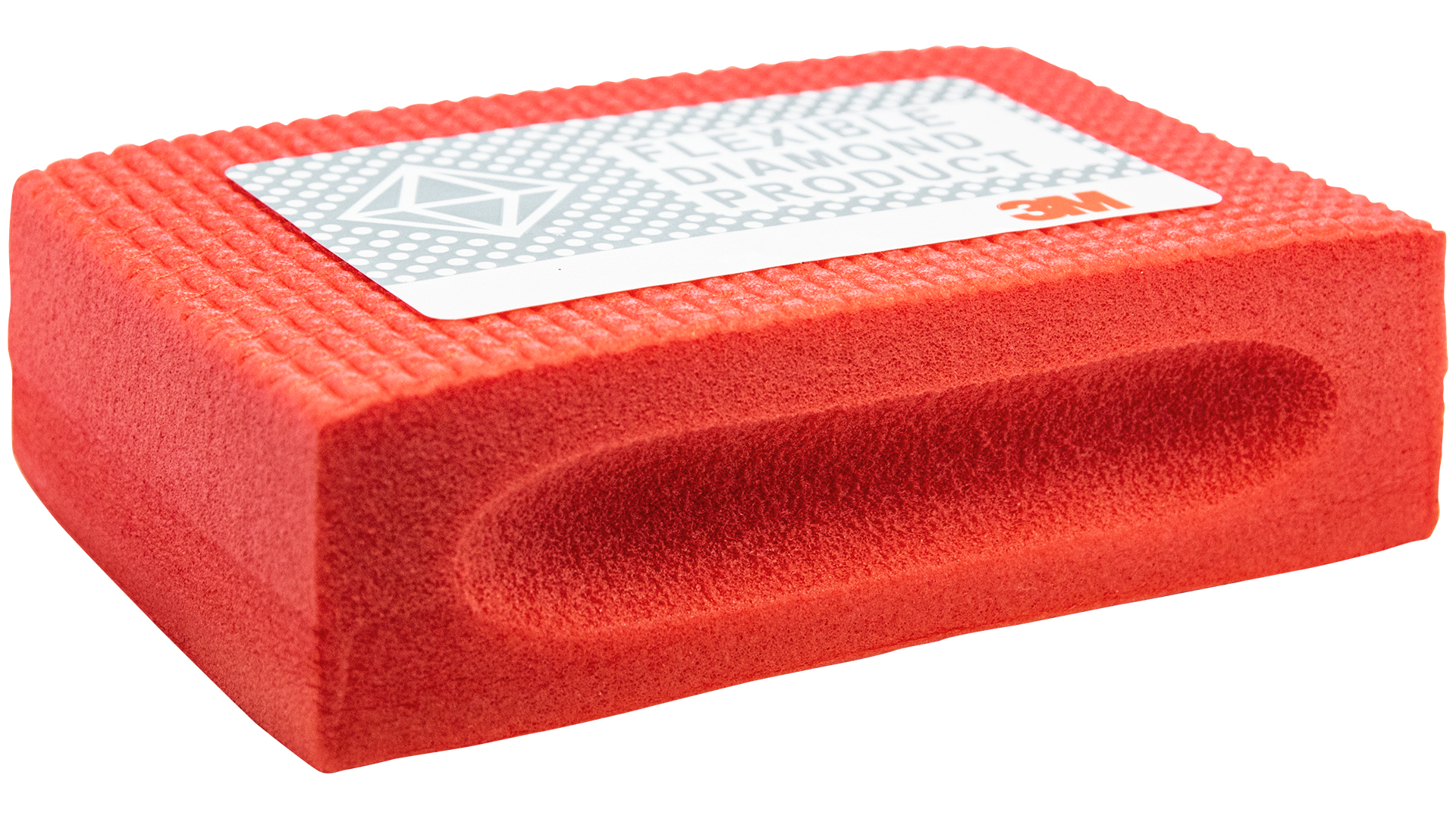 Diamond abrasive pad 3M, grit medium N74 (220), color red