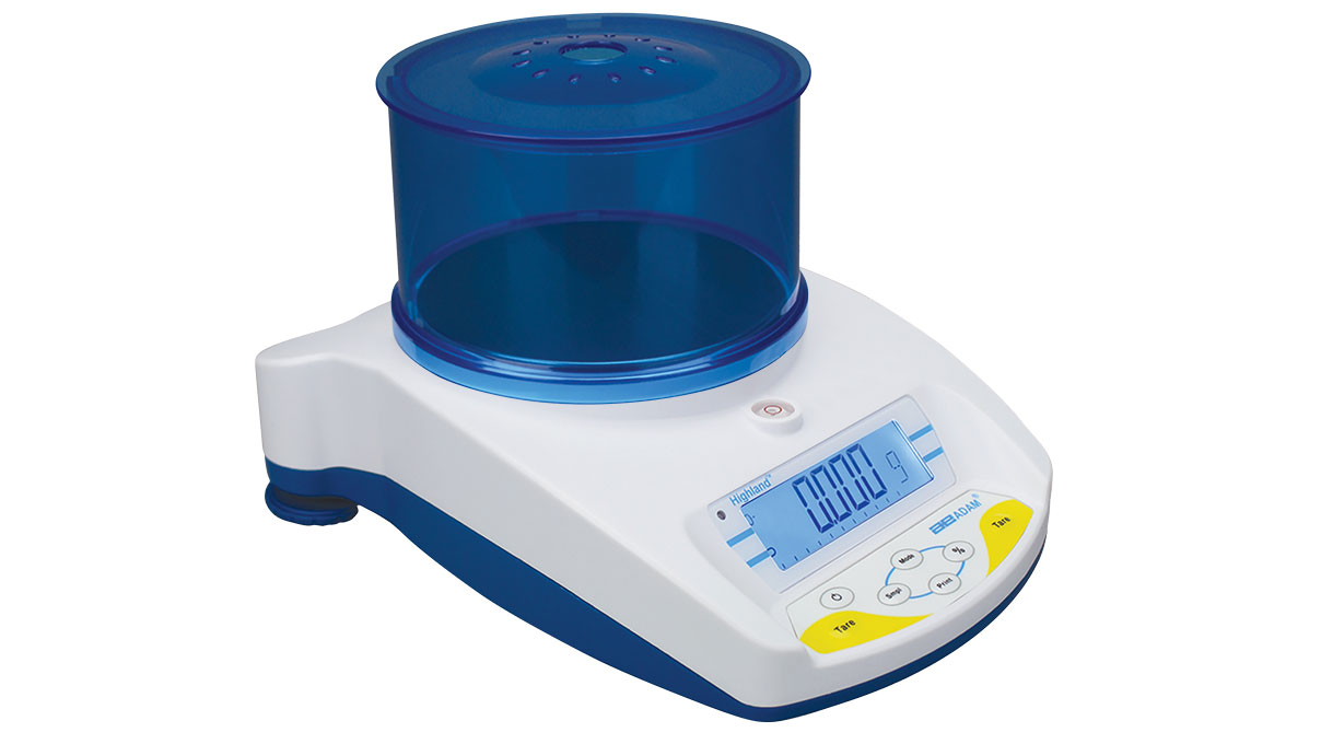 Adam balanza de precisión HCB 602M, máx. 600 g, legibilidad 0,01 g, calibrado