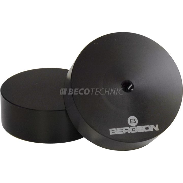 Bergeon 6527-30-P POM-Druckstück, M6-Gewinde, Dicke 18 mm, Ø 30 mm