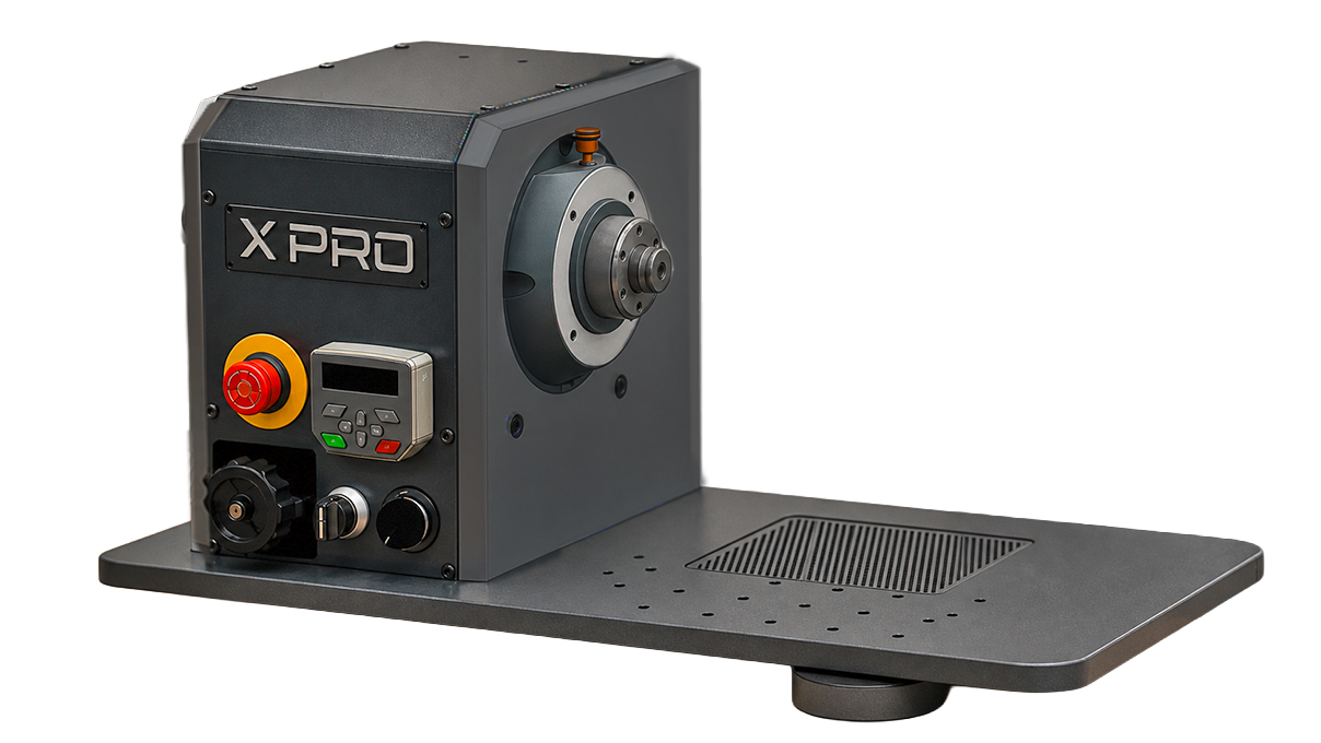 Micromecalp XPro1 Flexibly configurable finishing machine for refurbishing watches, single-sided mount
for machining tools, 230 V
