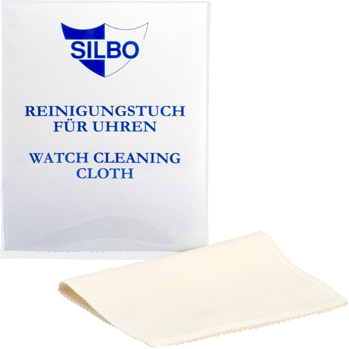 Silbo watch cleaning cloth, microfiber, 14 x 9 cm