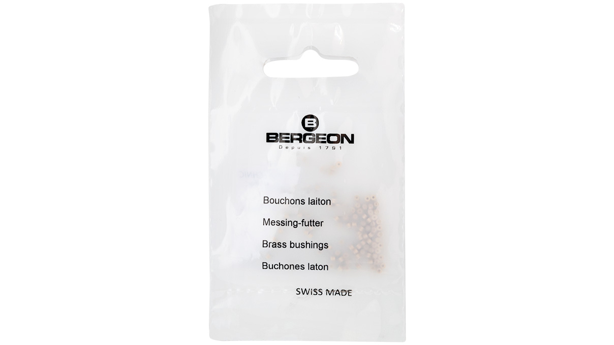 Bergeon 30092 B23 brass bushings, 10 pieces