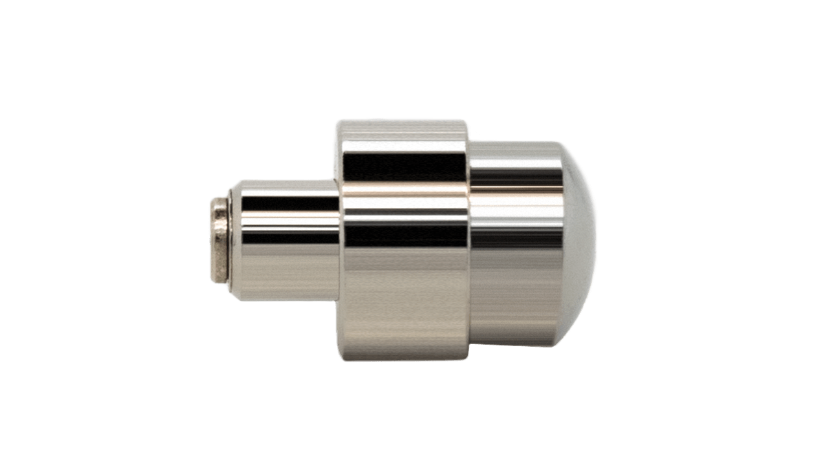 Pulsador impermeable P560 para cronógrafos a prensar, cabeza Ø 3,4 mm, tubo Ø 2,0 mm, recorrido del muelle 1,6 mm,  acero inoxidable